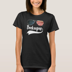 Bienenzüchter 4. Juli Amerikanische Flaggensonnenb T-Shirt
