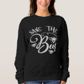 Bienenzüchter-Design Rettete die Bienen Sweatshirt (Vorderseite)