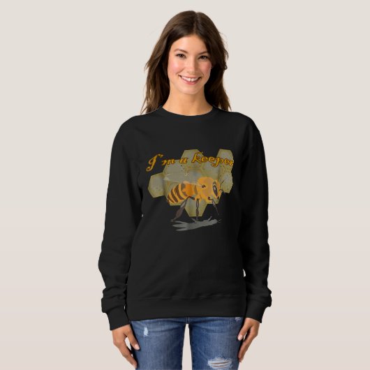 Bienenzüchter Honey Bee Im A Keeper Sweatshirt (Vorne ganz)