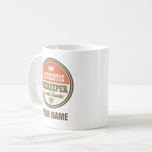 Bienenzüchter Honeybee Geschenk für Bienen Kaffeetasse (Vorderseite Links)