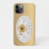 Bienenzüchter Honig Sonnenblume Gold Case-Mate iPhone Hülle (Rückseite)