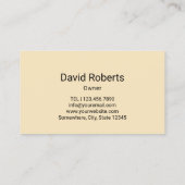 Bienenzüchter Honigbiene Apiary Honeycomb Beruflic Visitenkarte (Rückseite)