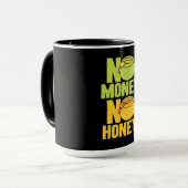 Bienenzüchter kein Geld Tasse (Vorderseite Links)