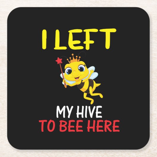 Bienenzüchter machen meinen Bienenstock hier zu se Rechteckiger Pappuntersetzer (Vorderseite)