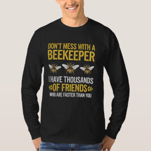Bienenzüchter nicht mit Honigbienenzuchtgeschenk v T-Shirt