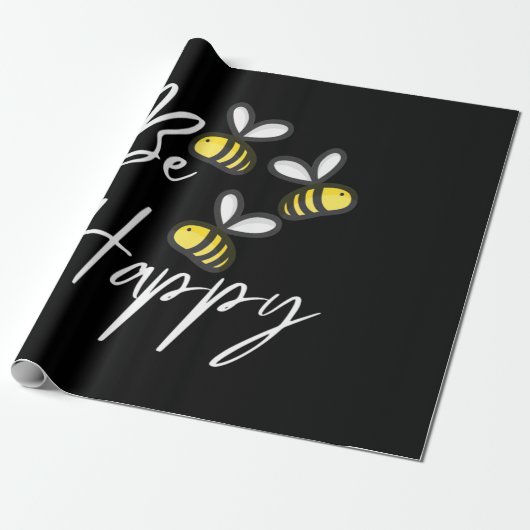 Bienenzüchter sind glücklich geschenkpapier (Ungerollt)
