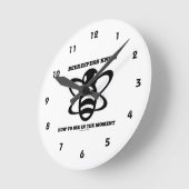 Bienenzüchter wissen, wie man im Moment ist (Biene Runde Wanduhr (Winkel)