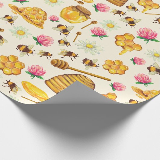 Bienenzuchtpapier Geschenkpapier (Ecke)