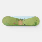 Bienenzuchtszene - Bienenskateboard Gerettet Skateboard (Horizontal)
