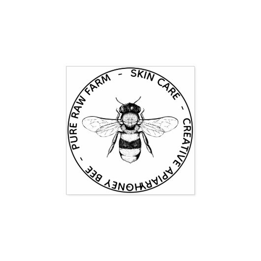 Bienenzüchtungen Reine Gummistempel (Prägung)