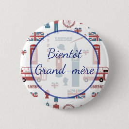 Bientôt Grand-mère Baby Showbutton Button