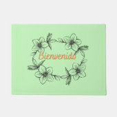 BIENVENIDO. BEDEUTUNG (ESPANOL) FUßMATTE (Vorderseite)
