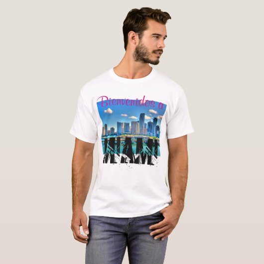 Bienvenidos a Miami Men's T-Shirt (Vorne ganz)