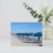 Bienvenidos a Miami Postcard Postkarte (Stehend Vorderseite)