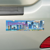 Bienvenidos a Miami Postcard-Stift Autoaufkleber (Auf Auto)