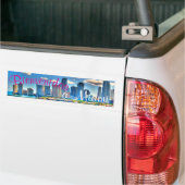 Bienvenidos a Miami Postcard-Stift Autoaufkleber (Auf Lkw)