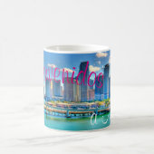 Bienvenidos eine Miami-Kaffee-Tasse Kaffeetasse (Mittel)
