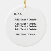 BIENVENIDOS Ornament (Hinten)