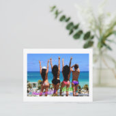 Bienvenidos. Postkarte (Stehend Vorderseite)