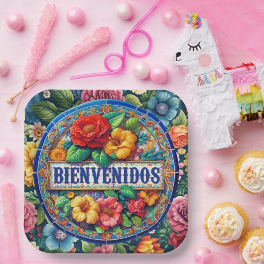 BIENVENIDOS - So Hübsch! Pappteller (Party)