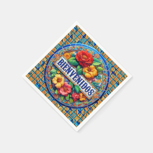 BIENVENIDOS - So Hübsch! Serviette (Ecke)