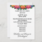 BIENVENIDOS VIP Gasteinladung Einladung (Rückseite)