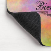 Bienvenue Colorful Mousepad (Ecke)