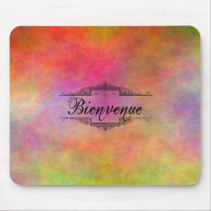 Bienvenue Colorful Mousepad