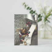 Bienvenue ein La Ville De Quebec! Postkarte (Stehend Vorderseite)