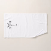 "Bienvenue" (Willkommen auf Französisch) Badhandtuch Set (Handtuch)