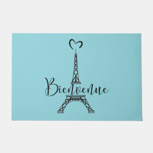 "Bienvenue" (Willkommen auf Französisch) Fußmatte