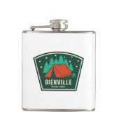 Bienville National Forest Camping Flachmann (Vorderseite)