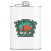 Bienville National Forest Camping Flachmann (Vorderseite)