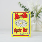 Bienville Oyster Bar Postkarte (Stehend Vorderseite)