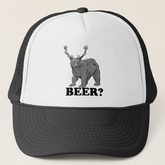 Bier? (11 Farbe) Hut $17,95 Truckerkappe (Vorderseite)