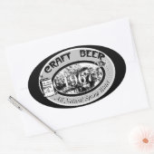 BIER 1967 OVALER AUFKLEBER (Umschlag)