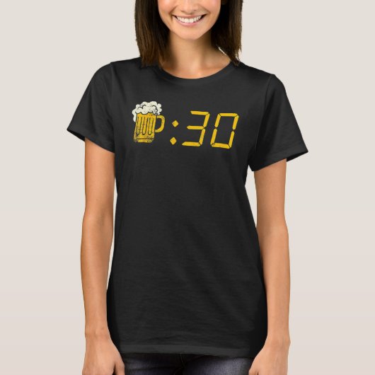 Bier 30 trinken oder Betrunken werden T-Shirt (Vorderseite)