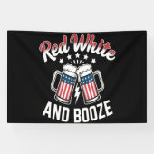 Bier 4. Juli, Patriotische Party Banner (Horizontal)