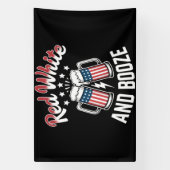 Bier 4. Juli, Patriotische Party Banner (Vertikal)