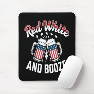 Bier 4. Juli, Patriotische Party Mousepad