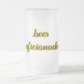 Bier Aficionado Cool Mattglas Bierglas (Mittel)