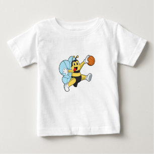 Bier als Basketballspieler mit Basketball Baby T-shirt
