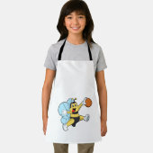 Bier als Basketballspieler mit Basketball Schürze (Insitu)