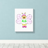 Bier als Krankenschwester mit First ait kit Leinwanddruck (Insitu (Holzboden))