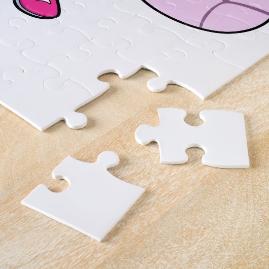 Bier als Krankenschwester mit First ait kit Puzzle (Seite)