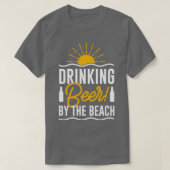 Bier am Strand 1 T-Shirt (Design vorne)
