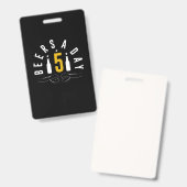 Bier am Tag Ausweis (Vorder- & Rückseite)