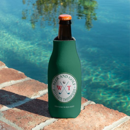 BIER AND GOLF Golf Player Green Flaschenkühler (In Situ Pool)