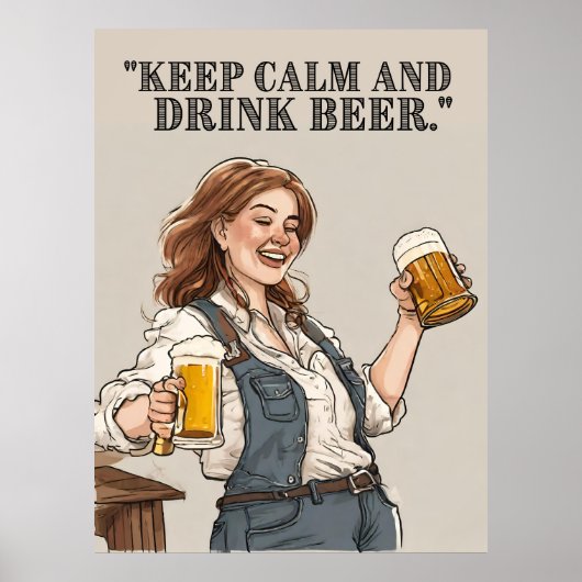 Bier-Angebot Poster (Vorne)