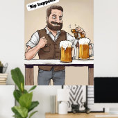 Bier-Angebot Poster (Heimbüro)